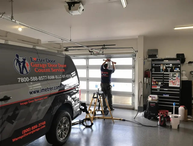 Stoneham Garage Door Repair team performing same-day garage door repair in Stoneham