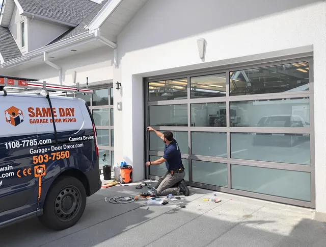 Same-day garage door repair service by Stoneham Garage Door Repair in Stoneham